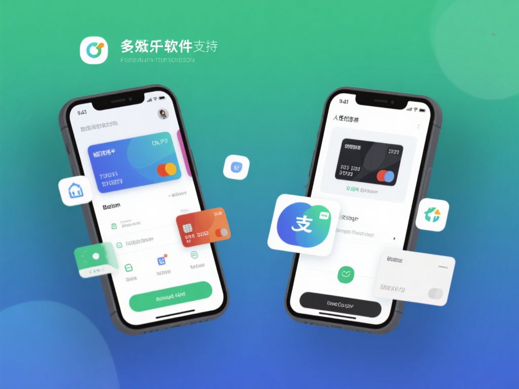 此外，软件支持多种支付方式，从传统银行卡到移动支付