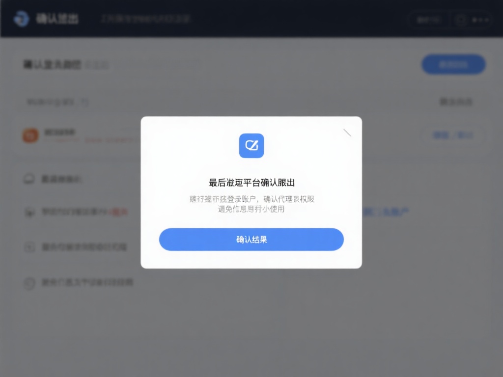 确认退出结果
最后，收到平台确认退出成功的通知后